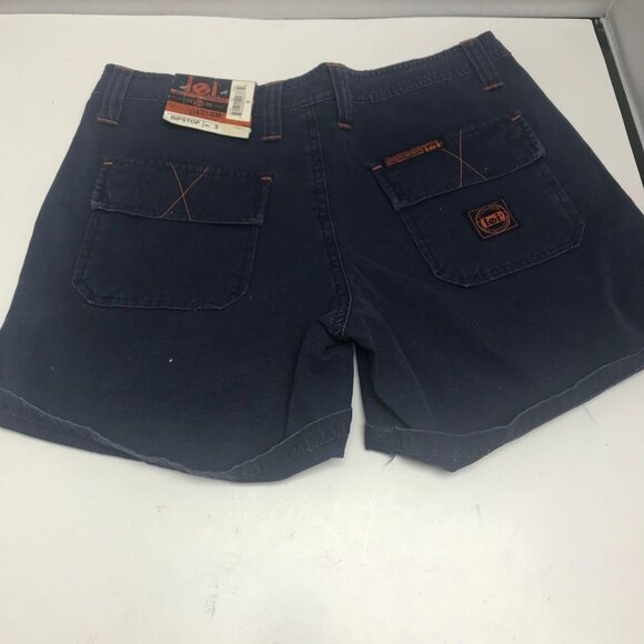 LEI Ripstop Utility Gear Dark Blue Orange Shorts 3 - Picture 4 of 6